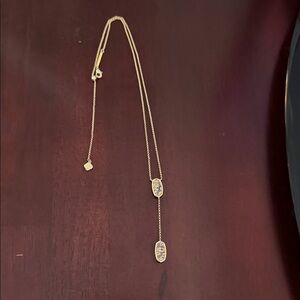 Kendra Scott Gold Oval Pendant Necklace